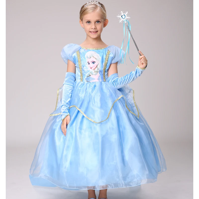 Kinder Prinzessin Kleid Kinder Anna Elsa Kleider Kostüme Mädchen Kleider  für Mädchen Die Schneekönigin Weihnachten Kleinkind Mädchen Kleidung|elsa  dress|anna elsa dressgirls dress - AliExpress