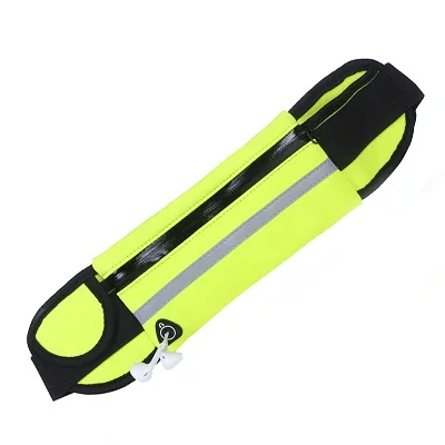 Многофункциональная поясная сумка для бега, Ультралегкая Водонепроницаемая поясная сумка для мобильного телефона, спортивная сумка для фитнеса и велоспорта - Цвет: Green