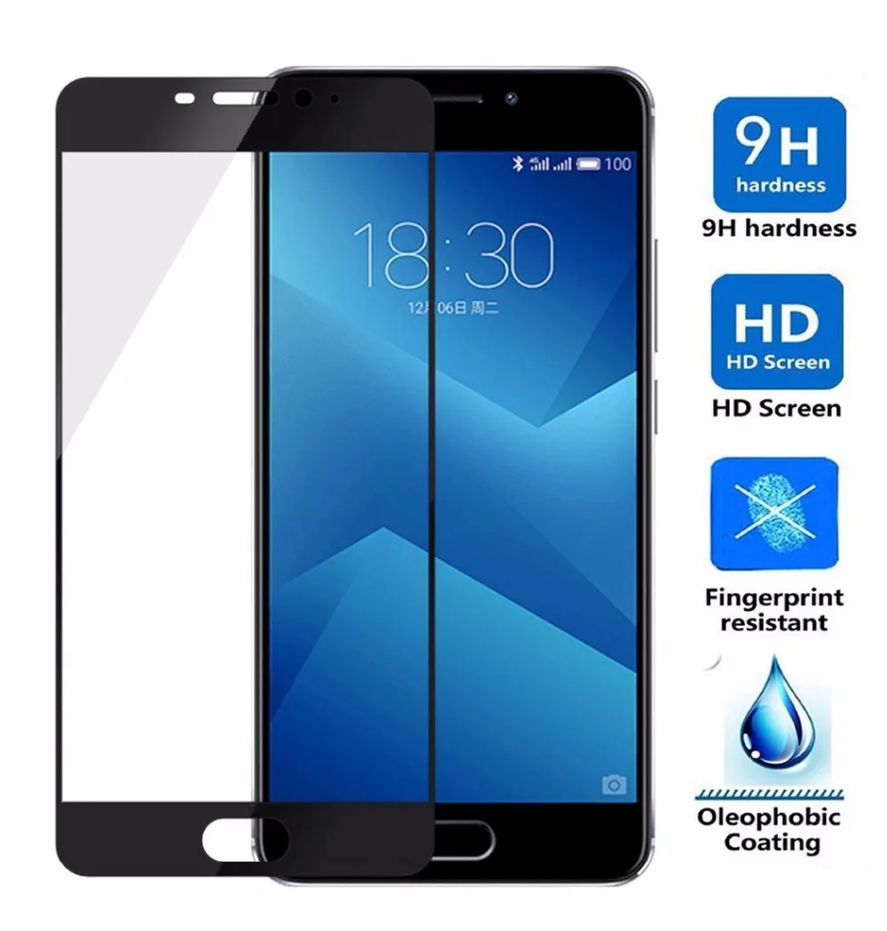 

9H 0.26 3D Full Cover Tempered Glass For Meizu M3 M3S Mini M5 M6 Note M5S M5C U10 U20 MX6 Screen Protector Explosion-Proof Sklo