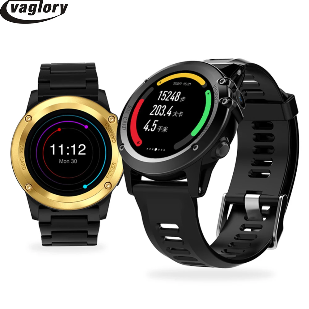 

H1 Smart Watch MTK6572 Android 4.4 OS With 512MB RAM 4GB ROM GPS SIM 3G Heart Rate Monitor Camera Waterproof Sports Wristwatch