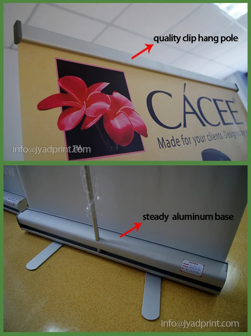 Free shipping - 85X200CM Roll up Retractable Display Stand Banners