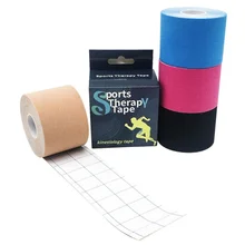 Горячая Профессиональный нарукавник колено хлопок движение высокая вязкость водонепроницаемая лента эластичное движение для снятия боли в мышцах