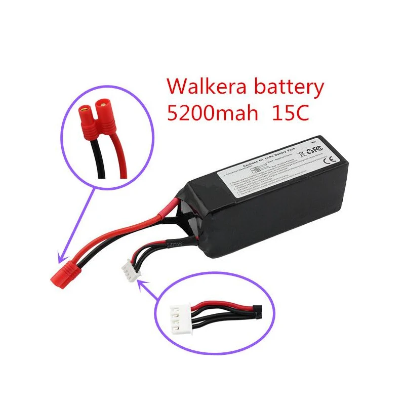 

1pcs Original RC Lipo Battery 11.1V 5200Mah 3S 10C For Walkera QRX350 PRO RC Drone Quadcopter Helicopter Dropship
