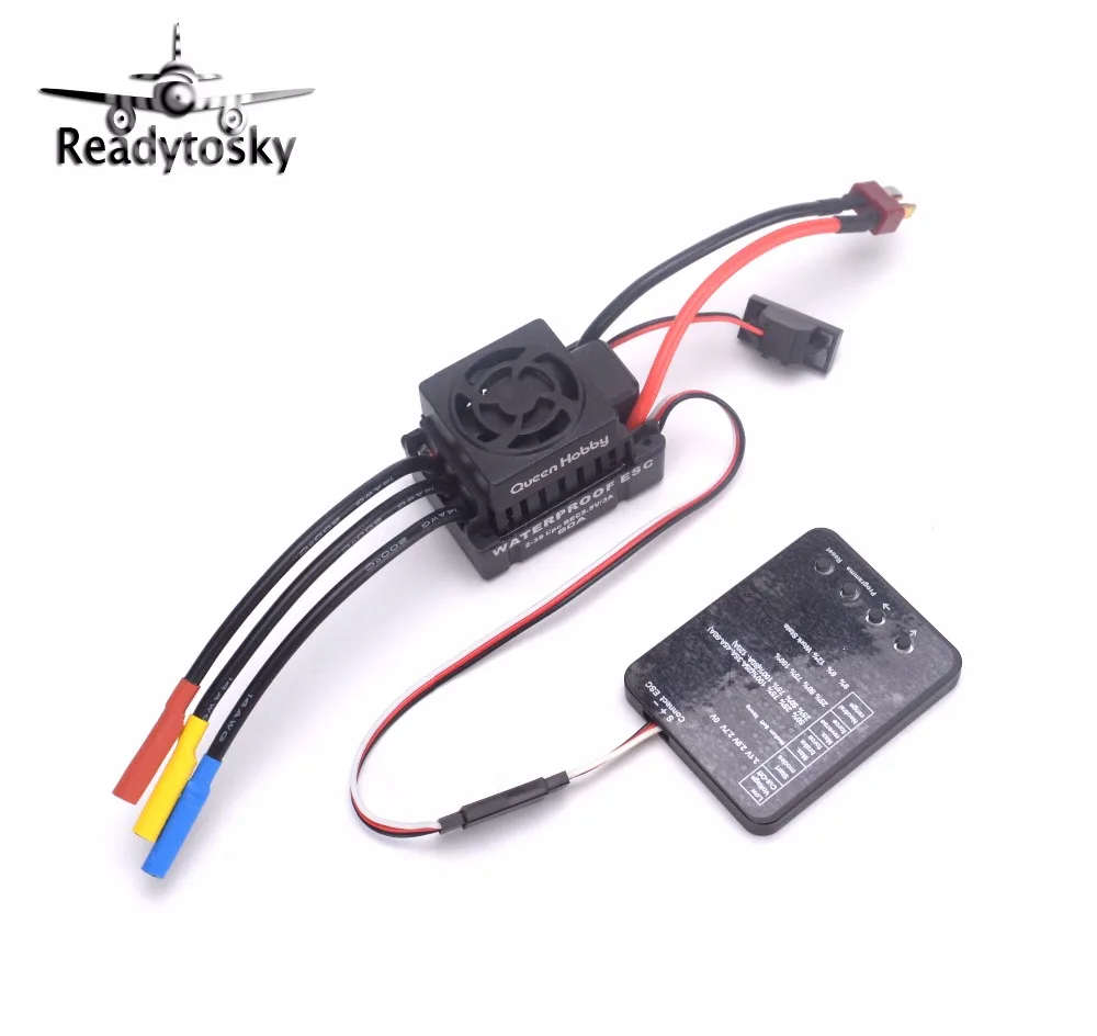 

NEW Waterproof 60A Brushless ESC Electric Speed Controller with 5.5V/3A BEC for 1/10 RC Car good quality