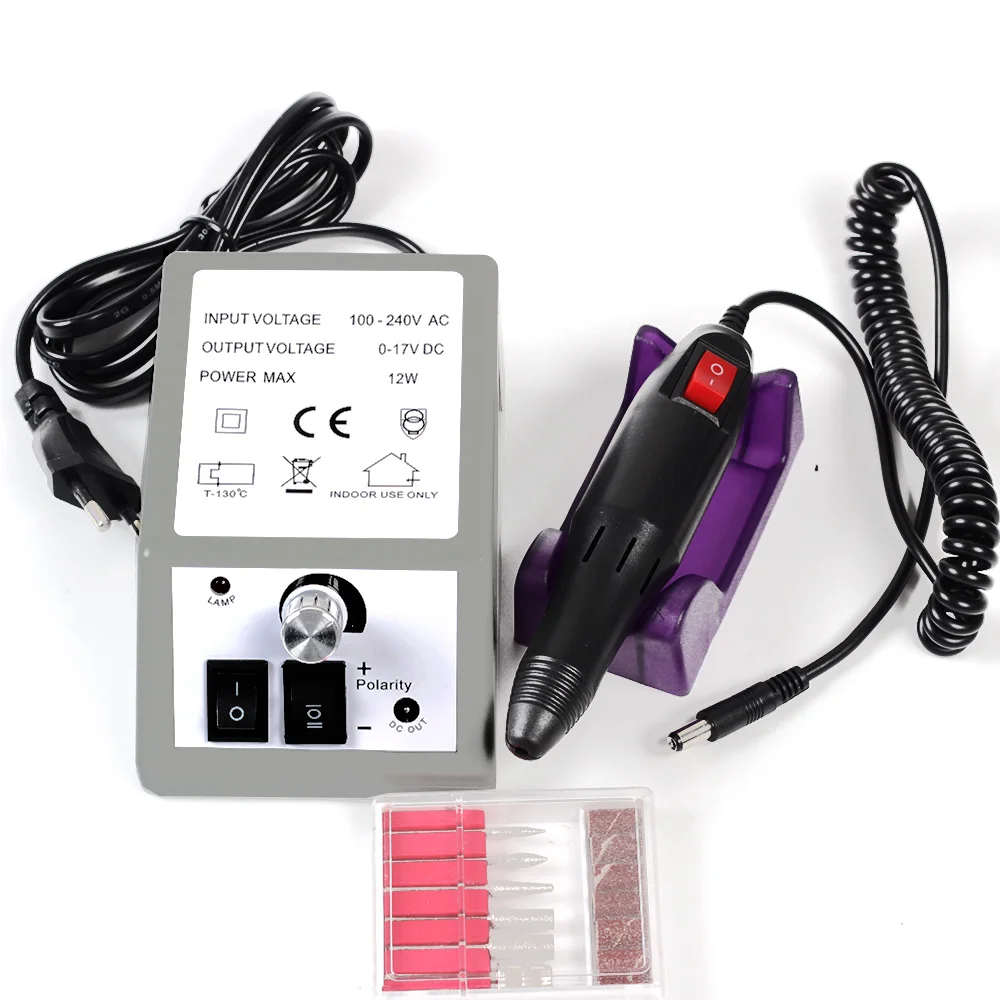 

20000RPM Electric Nail Drill Machine Electric Manicure Machine Drills Accessory Pedicure kit Nail Drill File Bit Nail tools