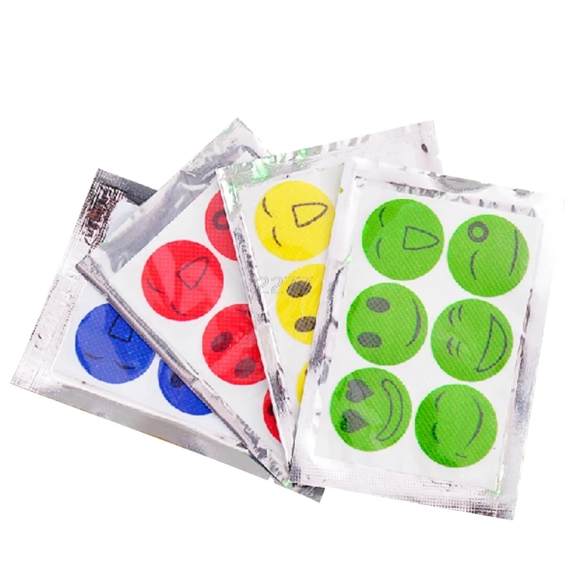 

60Pcs Smile Patches Natural Citronella Oil Insect Mosquito Repellent Sticker Set MAY18 dropshipping