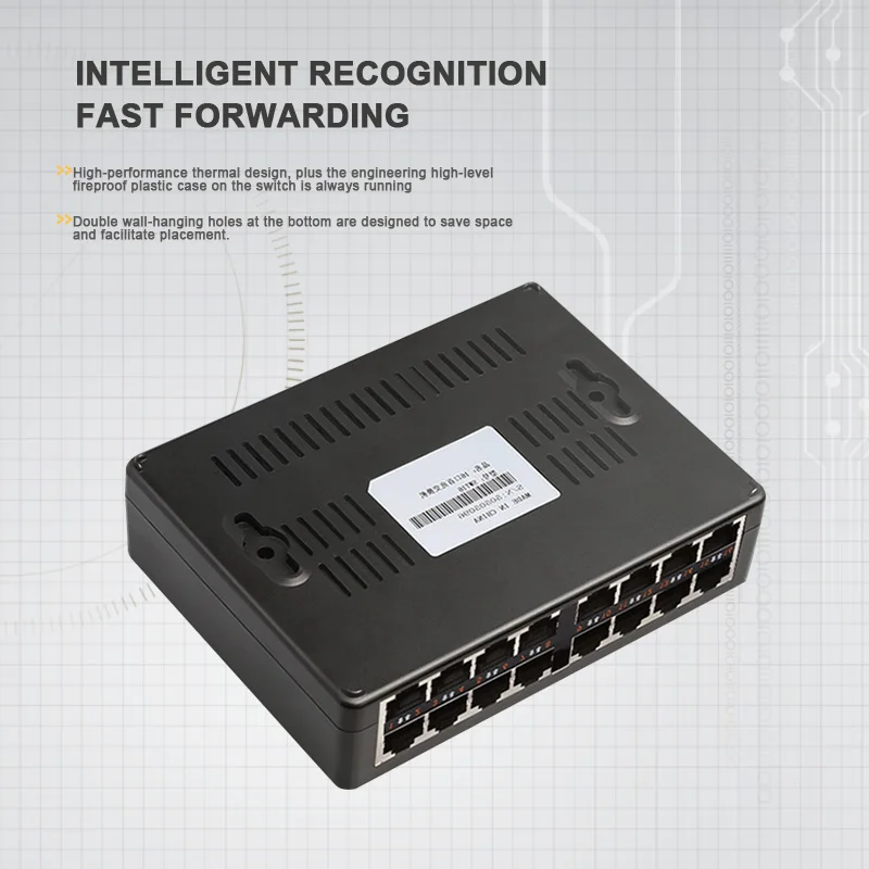 8-портовый гигабитный сетевой коммутатор Gigabit Ethernet умный настольный коммутатор 10/100/1000 Мбит/с Fast Vlan коммутатор Gigabit Ethernet сетевой коммутатор Gigabit Lan концентратор