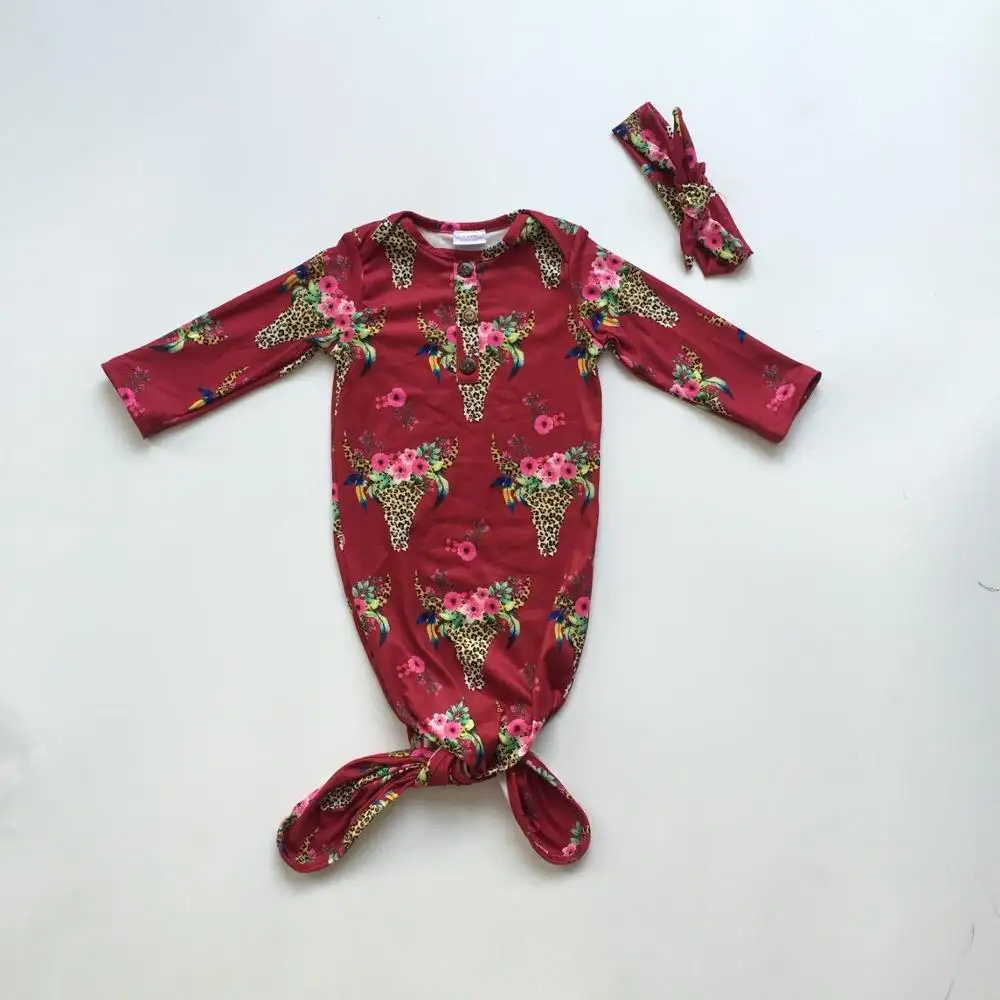 

new fall/winter milk silk baby girls Toddler wine leopard cow clothes tie romper tutu cotton long sleeve ruffles match hearband
