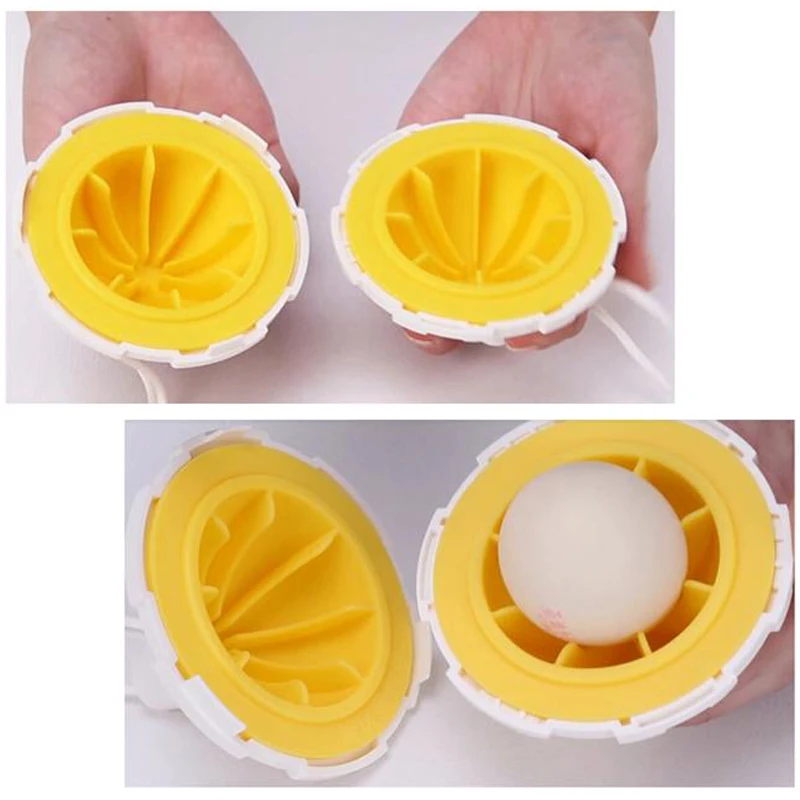 High Quality Simple Egg Scrambler Hand Powered In-Shell Shaker Scrambles Without Break Shell