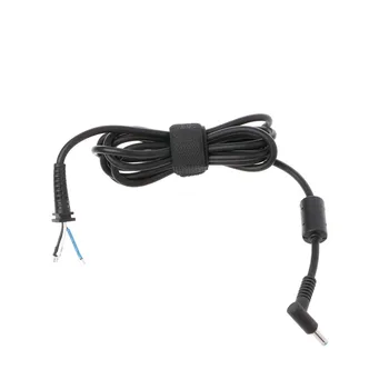 

4.5x3.0mm DC Power Charger Tip Plug Right Angle Round Connector With Central Pin Power Cable For HP Laptop 175cm Length C26