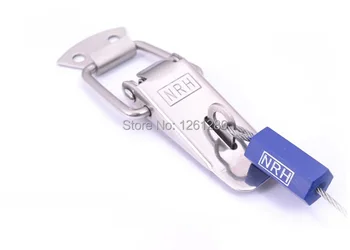 

free shipping metal hasp 5102B Stainless steel flat nose buckle airbox lock hardware part woodenbox fastener suitcase hasp