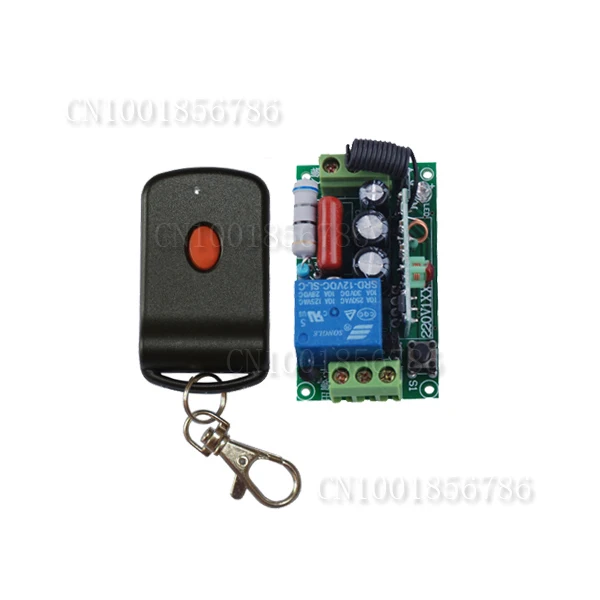 

Wireless Remote Control AC220V 1CH 10A 1000W Light Switch System Lamp LED SMD Access System
