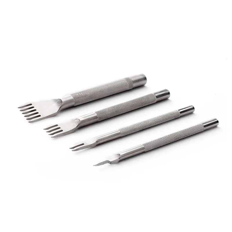 

3/4/5/6mmLeather Craft Tools Hole Punches Lacing Stitching Tool Hand-stitched High-gradewhite Steel