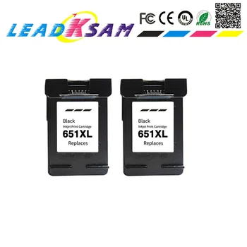 

2x Replace compatible for hp651 651XL black Ink Cartridge for Deskjet 1115 2135 2136 2138 Advantage 5575 5645 officejet 202