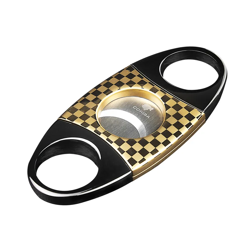 Lusfo COHIBA металлический классический резак для сигар из нержавеющей