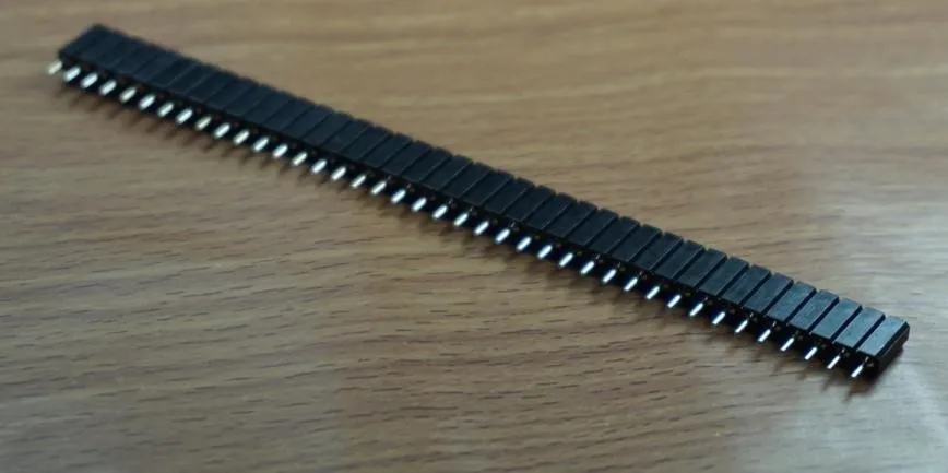 Round pin header 1x40 1