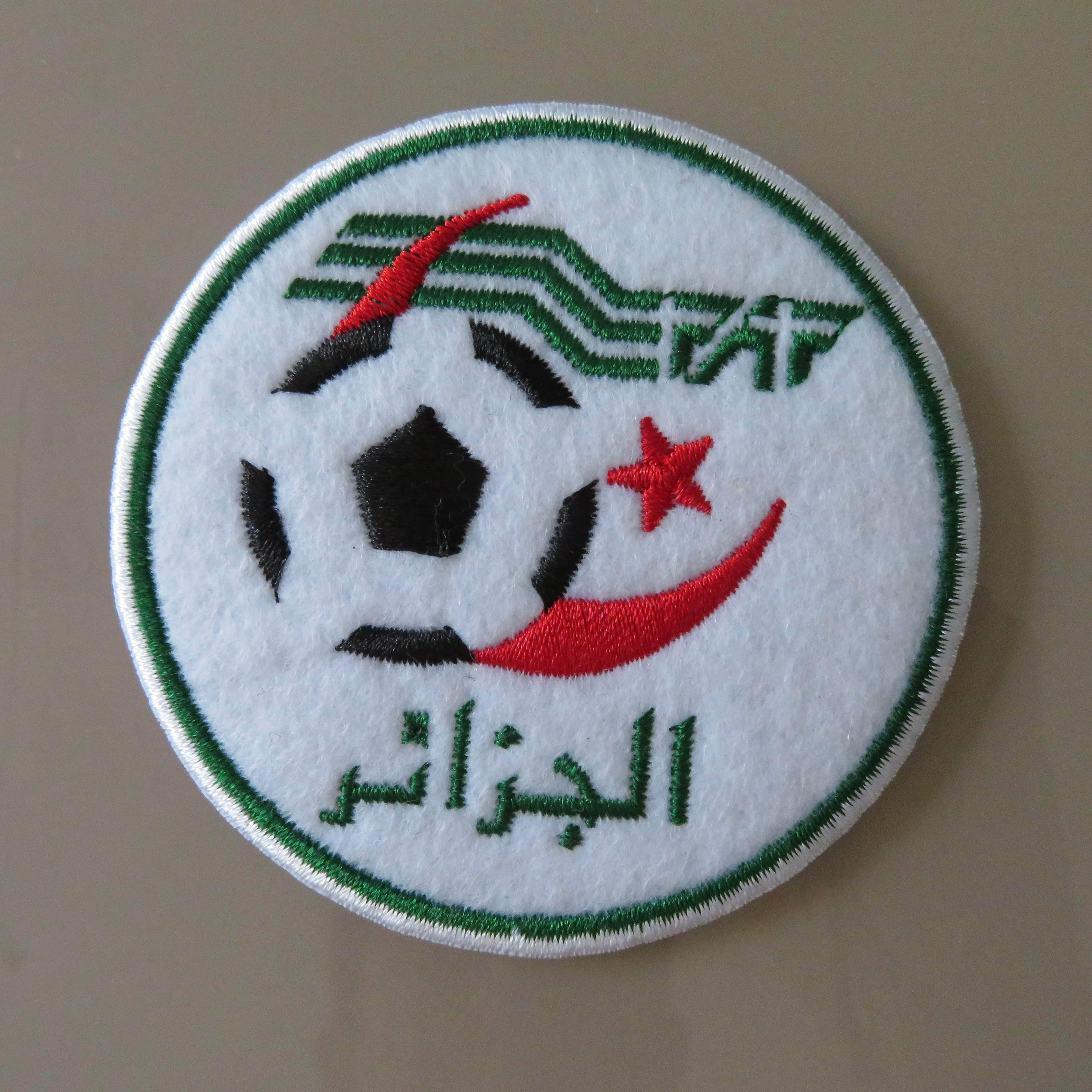 Emblem Algerien Logo Patch Badge 7cm Aufbügler Aufnäher Algeria Africa Unity