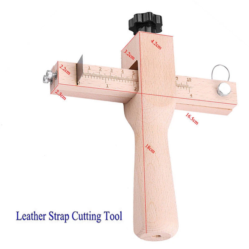 Новая мода деревянные полосы ремень резак кожа ручной резки ремесло ремонтный инструмент+ 5 лезвие