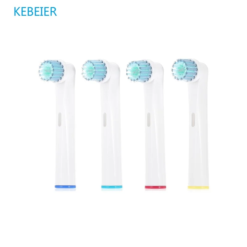 

EB-17D 4pcs Mini Replacement tooth Brush Head Flexible Deep Clean suitable for Oral-B Series Sonic Toothbrushes Compact Design