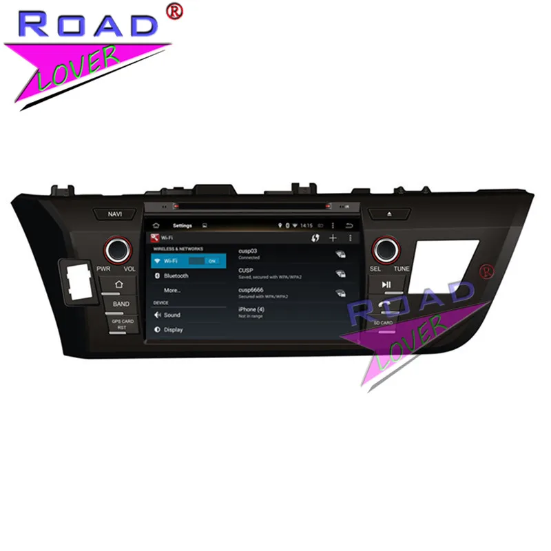 Roadlover Android 9 0 автомобильный DVD Автомобильный плеер радио для Toyota Corolla Levin 2013 Стерео