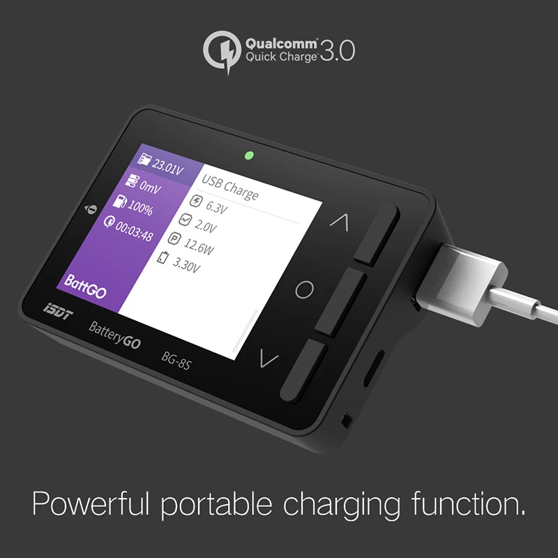 BG 8S Smart Battery Checker Quick Charge Function Balancer Receiver Signal Tester ameter volt meter IT60i