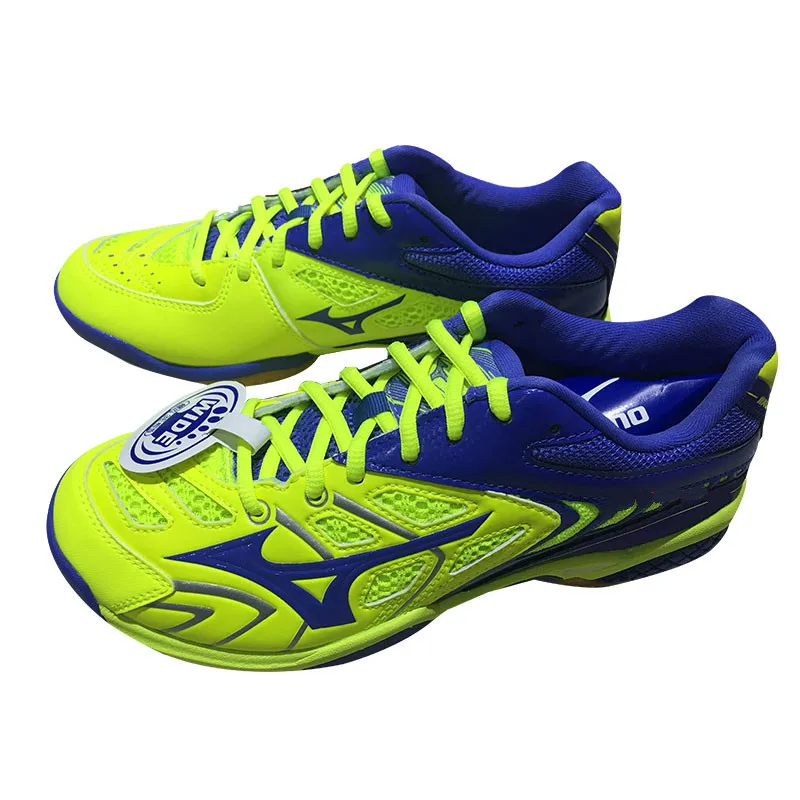 НОВЫЙ MIZUNO WAVE Клык RX2 бадминтон обувь для мужчин свет Вес Спортивная дышащая