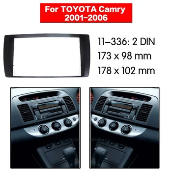

2 din Radio Fascia for TOYOTA Camry 2001-2006 Stereo Audio Panel Mount Installation Dash Kit Frame Adapter Fascia dash Mount
