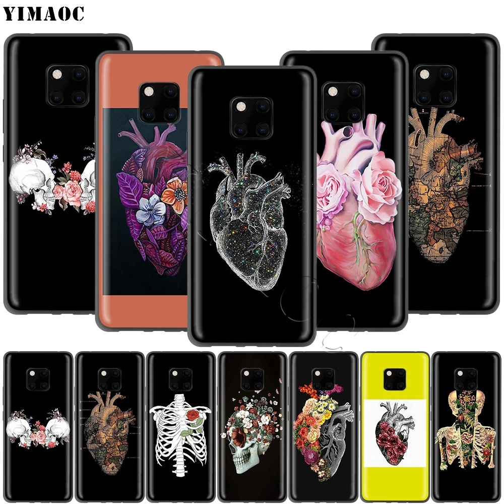 

YIMAOC Flower Heart Spring Case for Huawei Mate 10 P8 P9 P10 P20 P30 P Smart Lite Pro Mini 2017