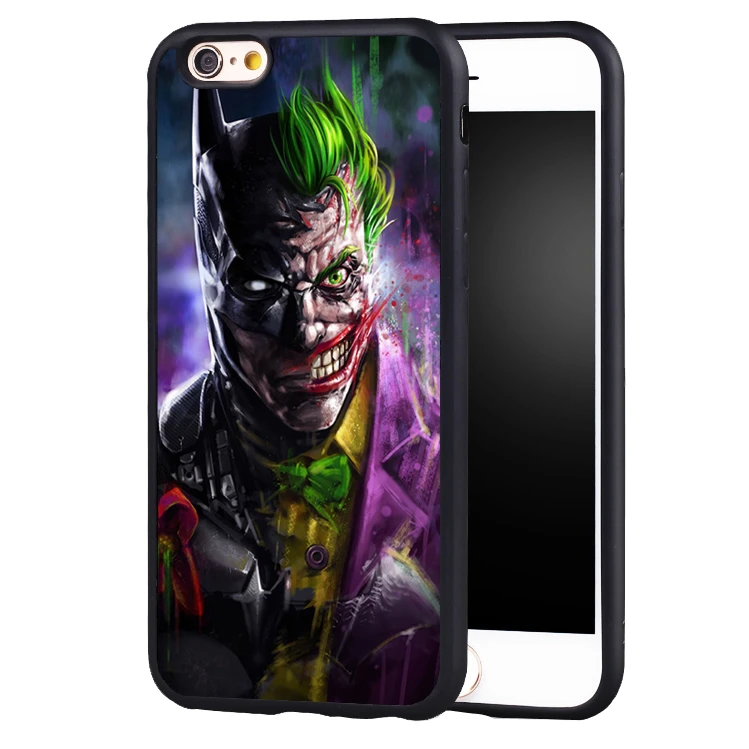 Cool Batman Joker bord de couverture de cas pour Samsung Galaxy s4 s5 s6 S7 S8 plus note 2 3 4 5
