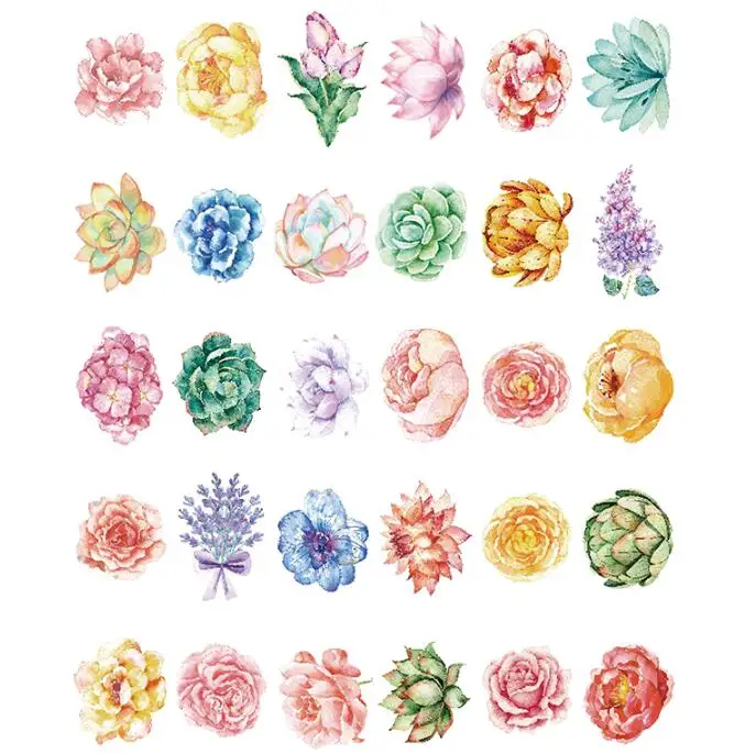 30 stks partij mooie bloemen postkaarten wenskaart kerst