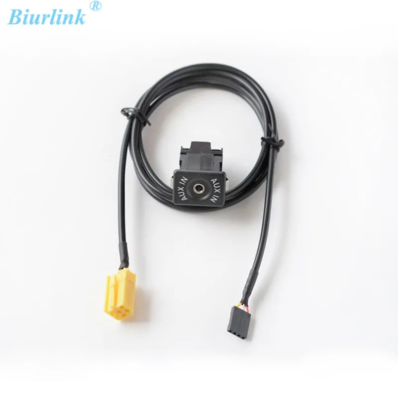 Biurlink 150 см автомобильное стерео радио Aux вход порт переключателя 3 5 мм MP3 кабель