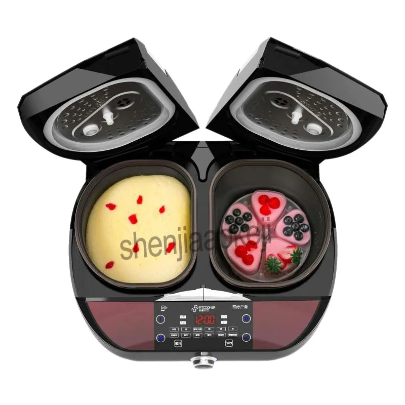 1pc Multi-function rice cooker Smart Dual Liner kitchenware double bile intelligent 9L automatic household can be timed 220-240v