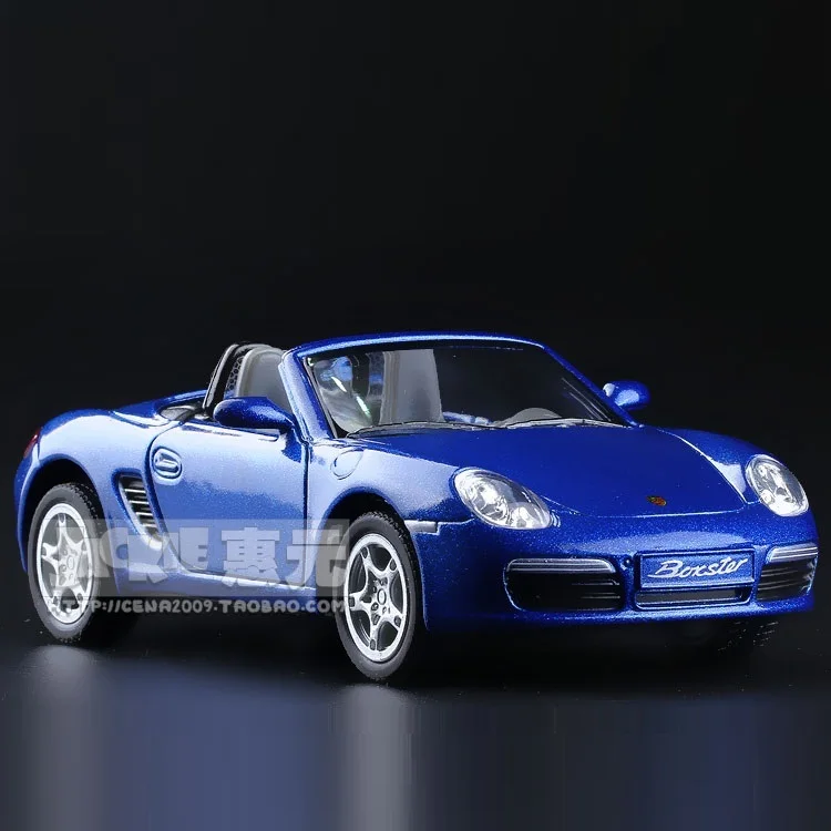 Высокая имитация изысканных литых и игрушечных транспортных средств: KiNSMART Автомобиль Стайлинг трансформер боксстер S спортивный автомобиль 1:36 литая модель из сплава - Цвет: Синий