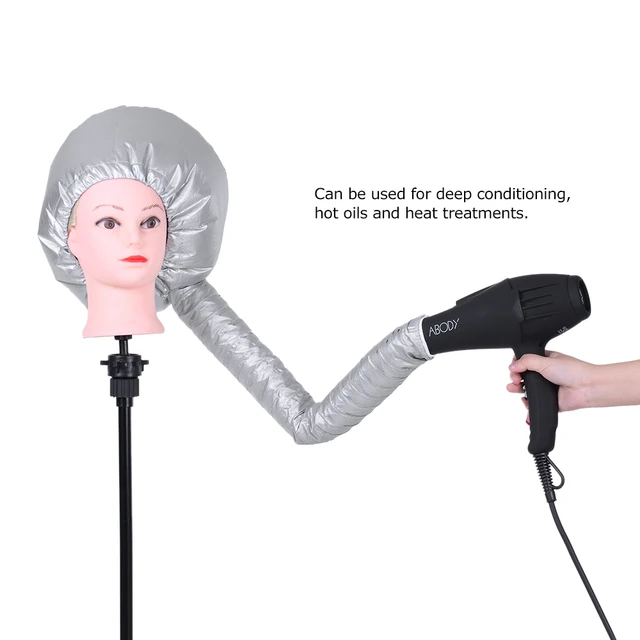 Pro Hair Dryer Hat Cap Bonnet Hood Nylon Portable Pro Hair Dryer Hat Cap Bonnet Hood Nylon Portable Attachment Head Cover Hot Oil