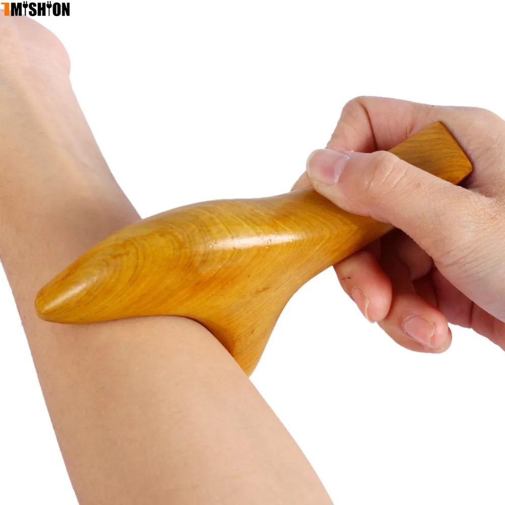 

Traditional Massage Foot Neck Head Fragrant Wood Reflexology Acupuncture Shiatsu Thai Body Massager Tool Roller Therapy Meridian