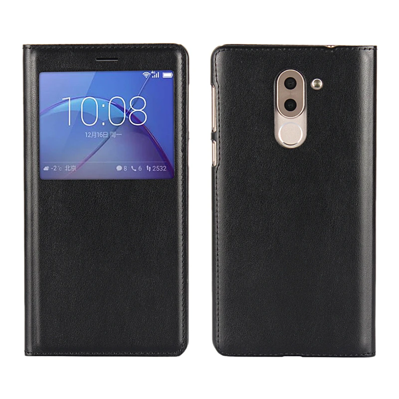 Премиум прозрачный чехол для huawei GR5 Чехол Флип из искусственной кожи чехол для huawei Honor 6X GR5