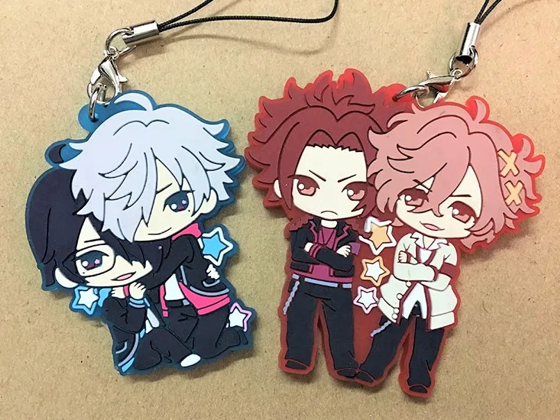 

G311 Original Japanese anime figure Brothers Conflict JULI rubber Silicone sweet smell mobile phone charms keychain strap