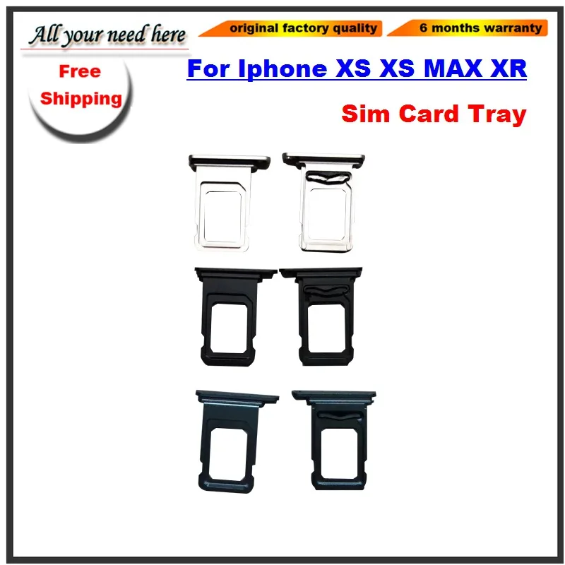 AAA Factory For Iphone XS XS Max XR SIM Card Reader Connector Socket Holder Slot Module-in ...