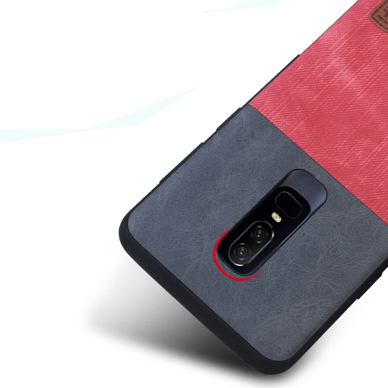 Mofi para oneplus 6 para oneplus 6 caso cubierta de silicona original fundas para uno más 6 caso 360 a prueba de choques pantalones de cuero coque