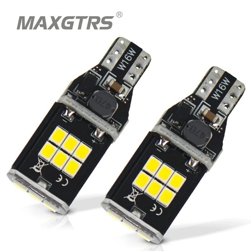 

2x Genuine T15 W16W 921 912 Amber/White LED Canbus Backup Car Reversing Light Bulb Backup Light Turn Signal Light Brake Lamp