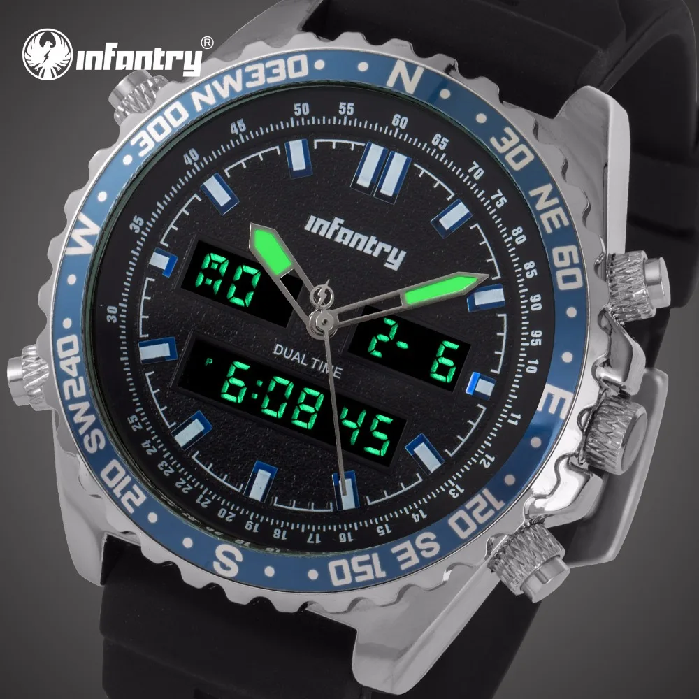 

INFANTRY Mens Watches Top Brand Luxury Analog Digital Military Watch Men Tactical Police Army Watches for Men Relogio Masculino