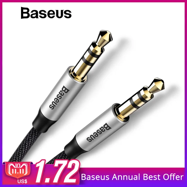Best Price Baseus Jack 3.5 Audio Cable 3.5mm Male to Male Stereo Aux Cable for Car Headphone Speaker Gold Plated 3.5mm Braid Line Aux Cable Best Price Baseus Jack 3.5 Audio Cable 3.5mm Male to Male Stereo Aux Cable for Car Headphone Speaker Gold Plated 3.5mm Braid Line Aux Cable