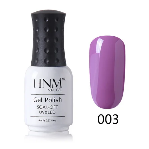 HNM 8 мл серый цвет лак для ногтей УФ-клей лак тиснение полуперманентный лаковый лак Vernis a ongle Nagellak зимний Гель-лак - Цвет: P003