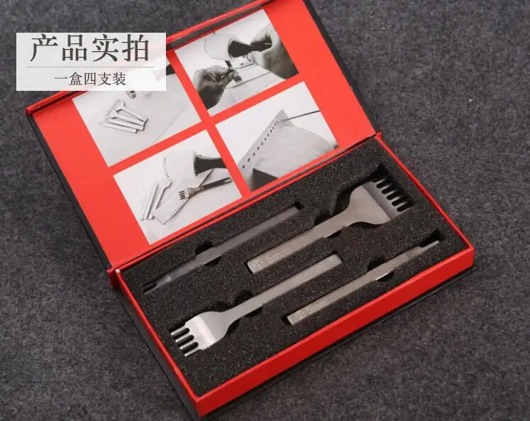 Günstig Leder Kunst, handwerk   Nähen Leder handwerk Stanzen Klaue Schlagen stechen Eisen diamant form 1 2 4 6 10 zähne 3 4 5 6mm