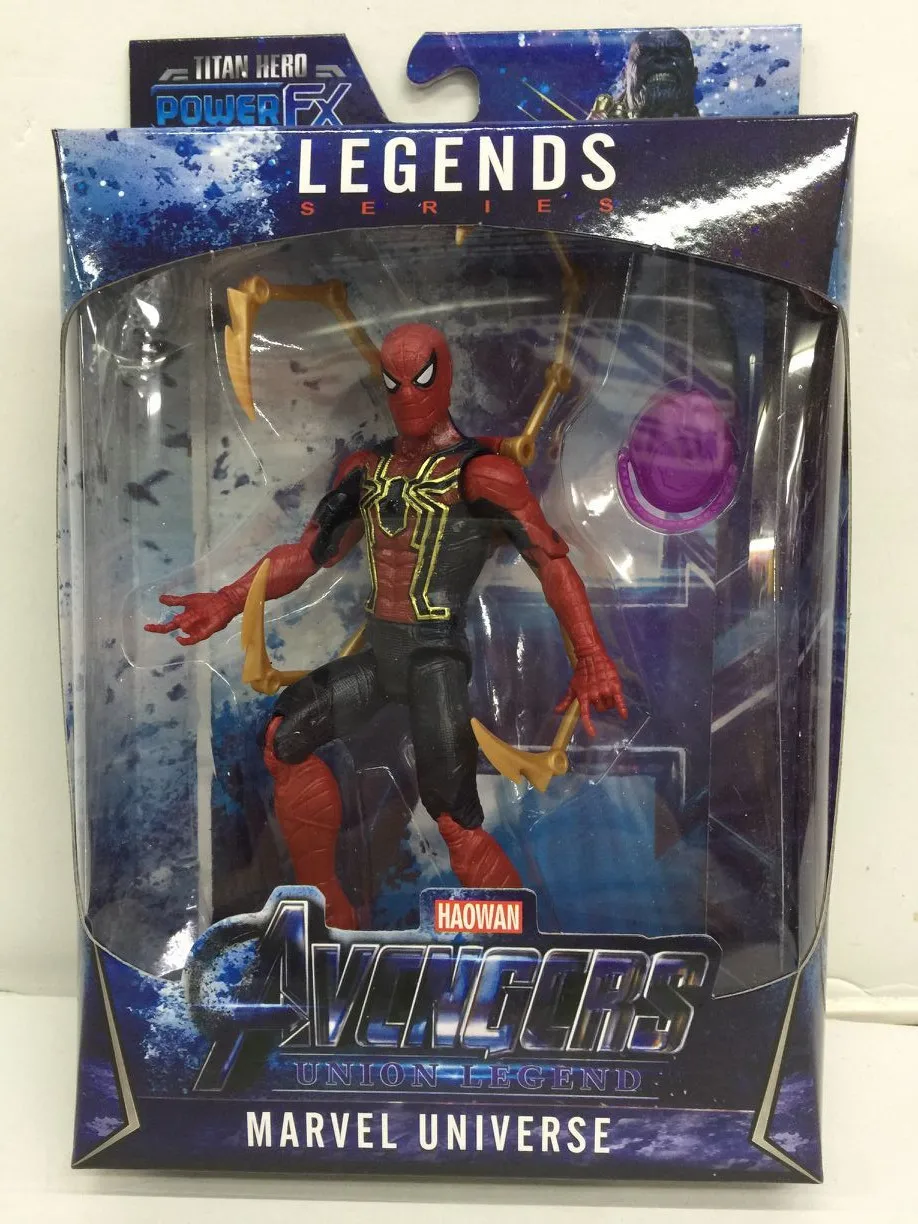 LED Thanos Black Panther kids marvel Captain America Thor Iron Man Hulk Avengers action Figure toys Model Doll