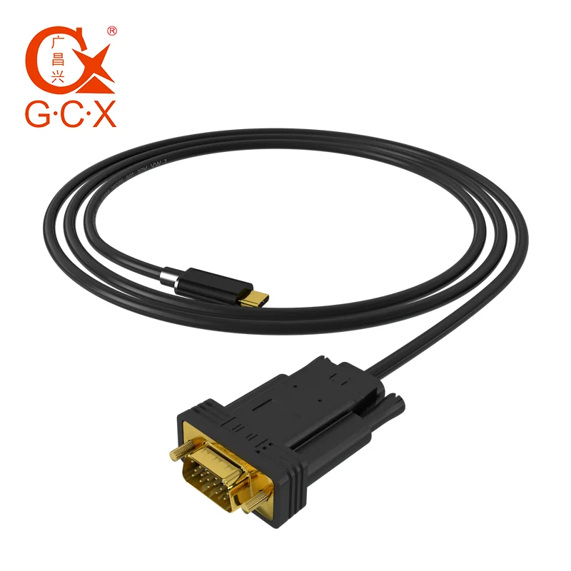 Кабель конвертер GCX USB C на VGA 1080P 60 Гц для Apple New Macbook Chromebook Pixel Dell XPS 13| |