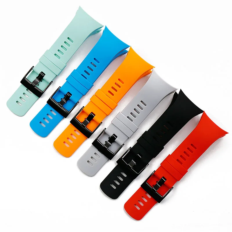 Watch accessories pin buckle silicone strap for SUUNTO Spartan cool running Trainer sports waterproof strap women men watch band