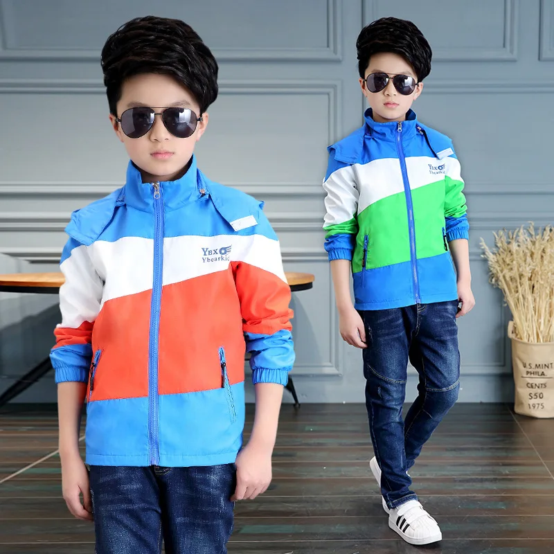 2017 New Style Spring Boys Coats Boys Outdoor Jackets Casual Sports