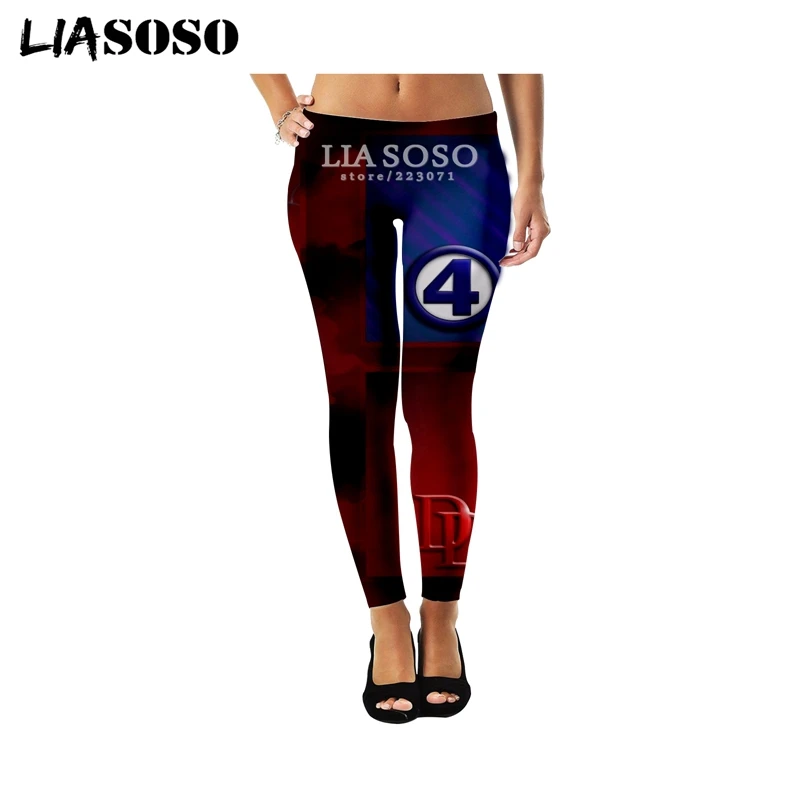LIASOSO/Новые сексуальные модные женские Суперэластичные легинсы с 3D принтом «Человек-паук», забавные повседневные обтягивающие хип-хоп штаны для фитнеса, A100-10 - Цвет: 16