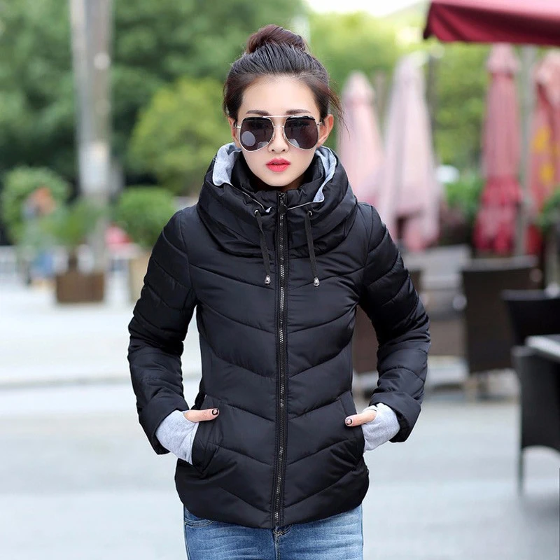 Women's Hot Cotton Padded Winter Jacket-1